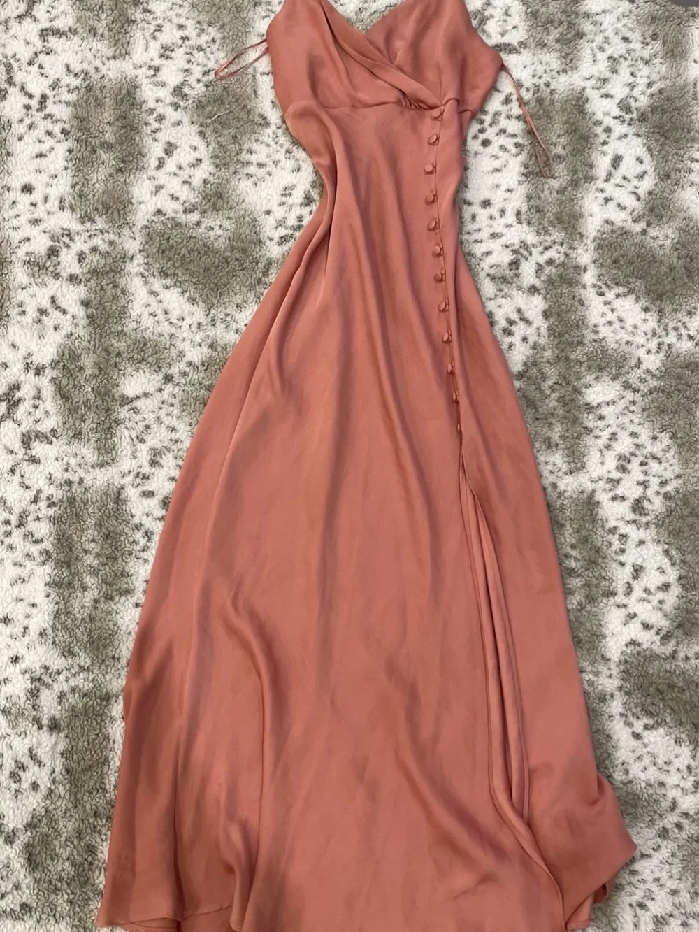 Zara satin effect maxi dress - Picture 7 of 8